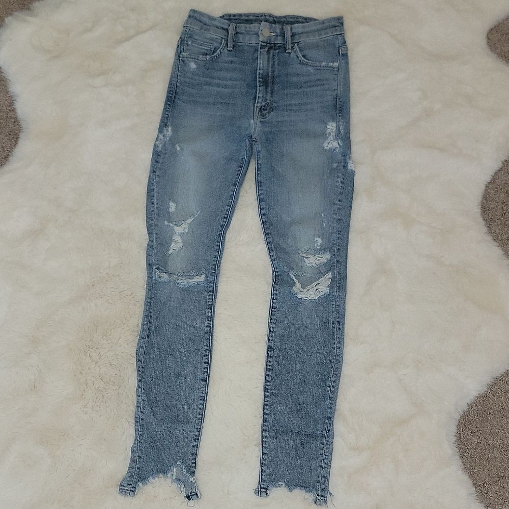 Mother Women's Destructed Skinny Jeans Size 25